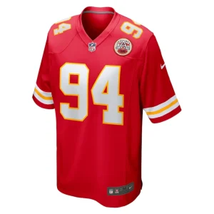 Malik herring kansas city chiefs nike team game player jersey Red M
