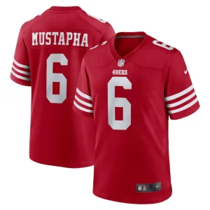 Malik mustapha san francisco 49ers nike game jersey Scarlet