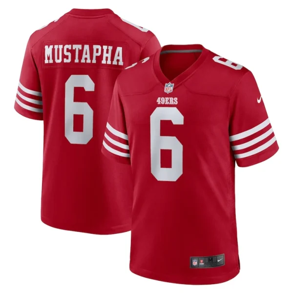 Malik mustapha san francisco 49ers nike game jersey Scarlet