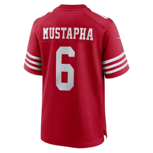 Malik mustapha san francisco 49ers nike game jersey Scarlet L