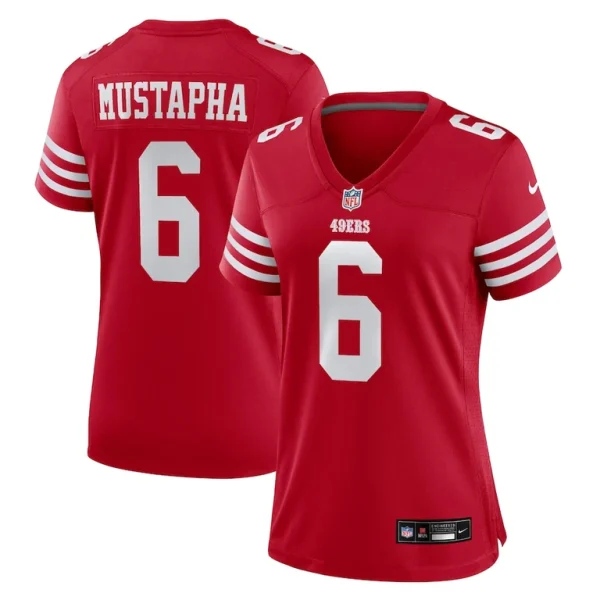Malik mustapha san francisco 49ers nike womens game jersey Scarlet