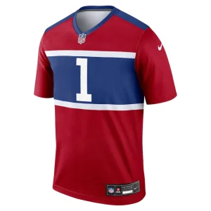 Malik nabers new york giants nike alternate legend player performance top Red M