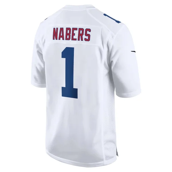 Malik nabers new york giants nike fashion jersey Tundra white L