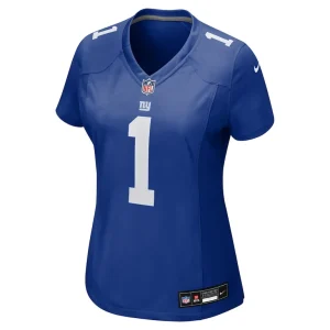 Malik nabers new york giants nike womens game jersey Royal M