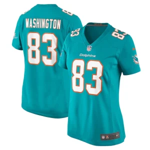 Malik washington miami dolphins nike womens game jersey Aqua