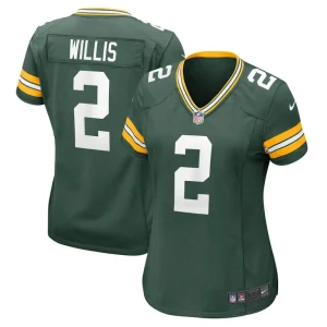 Malik willis green bay packers nike womens game jersey Green