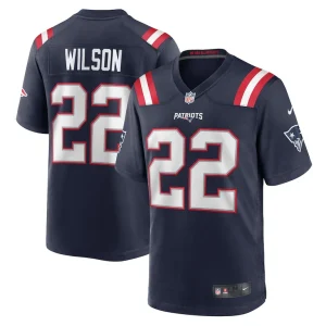 Marco wilson new england patriots nike game jersey Navy