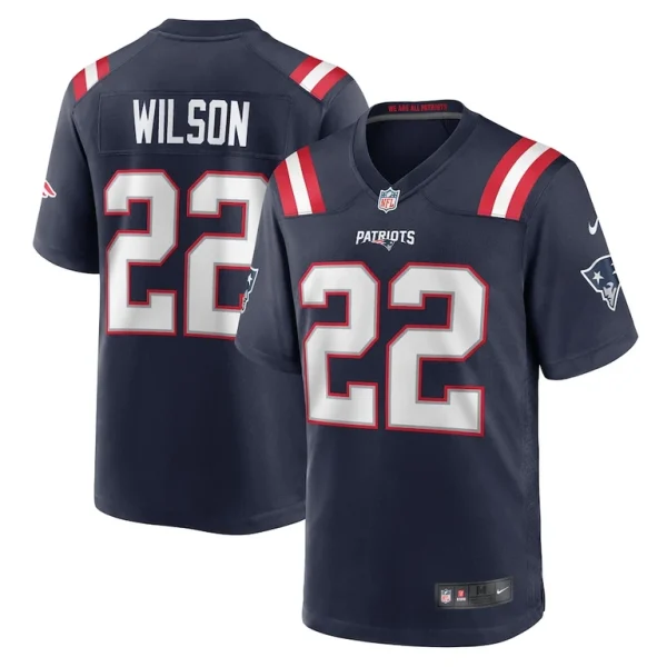 Marco wilson new england patriots nike game jersey Navy