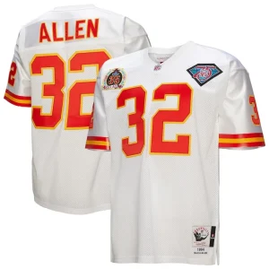 Marcus allen kansas city chiefs 1994 mitchell ness authentic throwback retired player jersey White