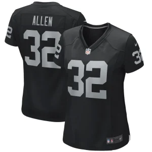Marcus allen las vegas raiders nike womens game retired player jersey Black