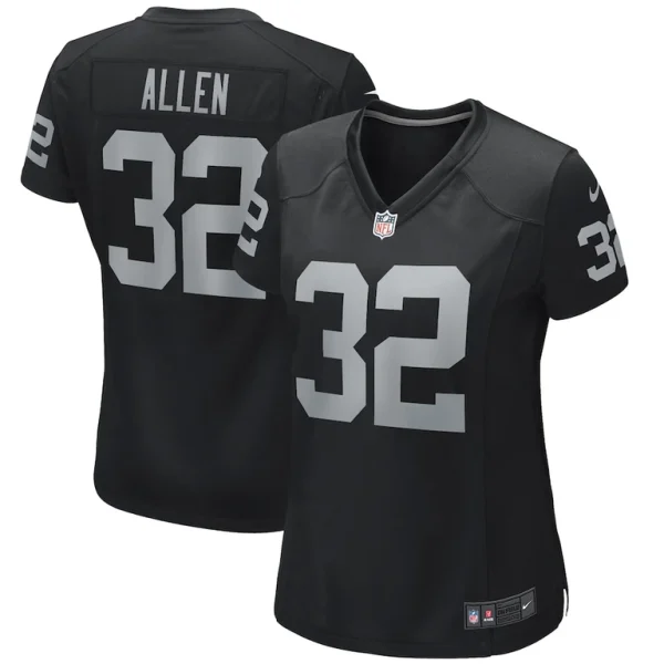 Marcus allen las vegas raiders nike womens game retired player jersey Black