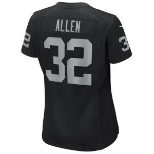 Marcus allen las vegas raiders nike womens game retired player jersey Black L