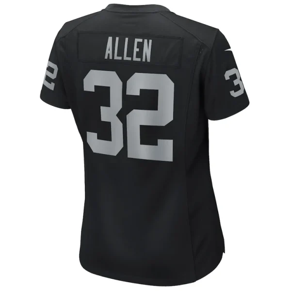 Marcus allen las vegas raiders nike womens game retired player jersey Black L