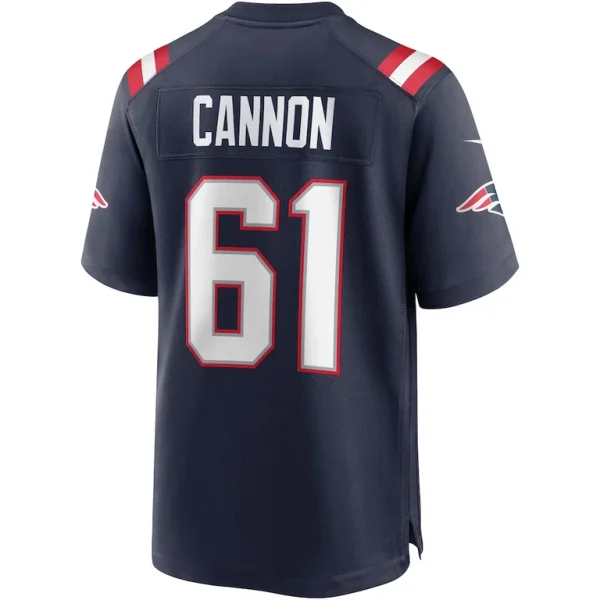 Marcus cannon new england patriots nike game jersey Navy L