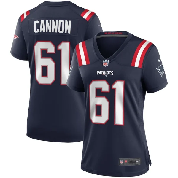 Marcus cannon new england patriots nike womens game jersey Navy