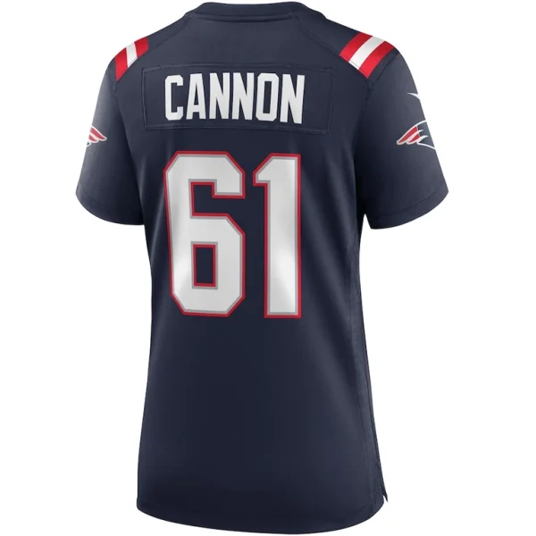Marcus cannon new england patriots nike womens game jersey Navy L
