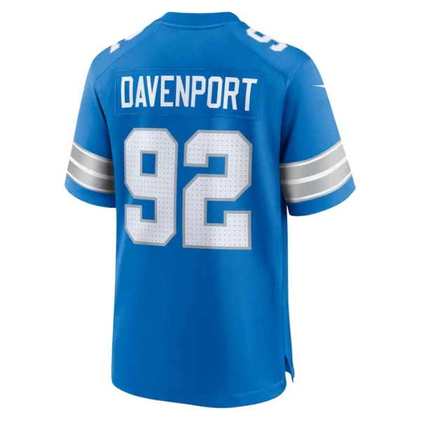 Marcus davenport detroit lions nike team game jersey Blue L