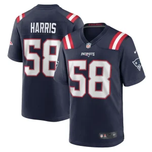 Marcus harris new england patriots nike team game jersey Navy