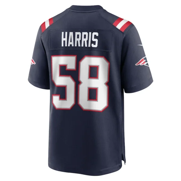 Marcus harris new england patriots nike team game jersey Navy L