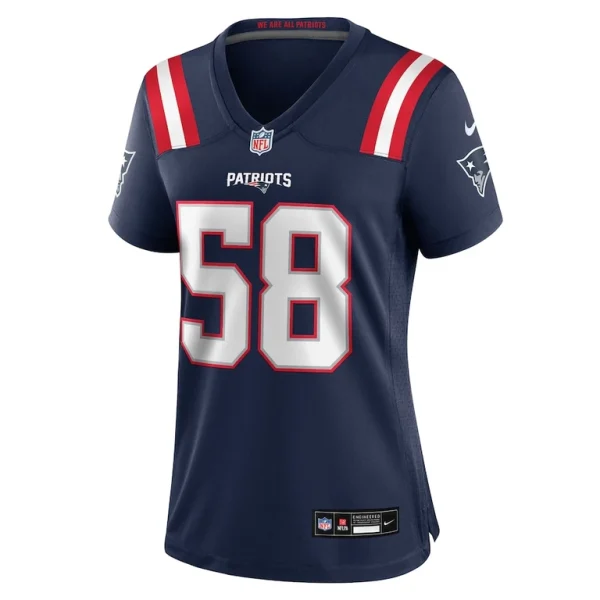 Marcus harris new england patriots nike womens team game jersey Navy M