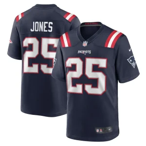 Marcus jones new england patriots nike game player jersey Navy