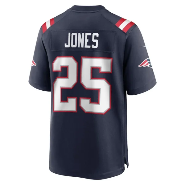 Marcus jones new england patriots nike game player jersey Navy L