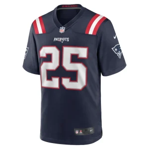Marcus jones new england patriots nike game player jersey Navy M