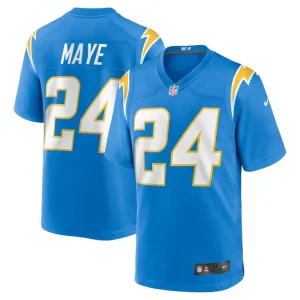 Marcus maye los angeles chargers nike team game jersey Powder blue