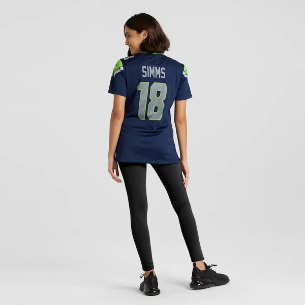 Marcus simms seattle seahawks nike womens game jersey College navy 2XL