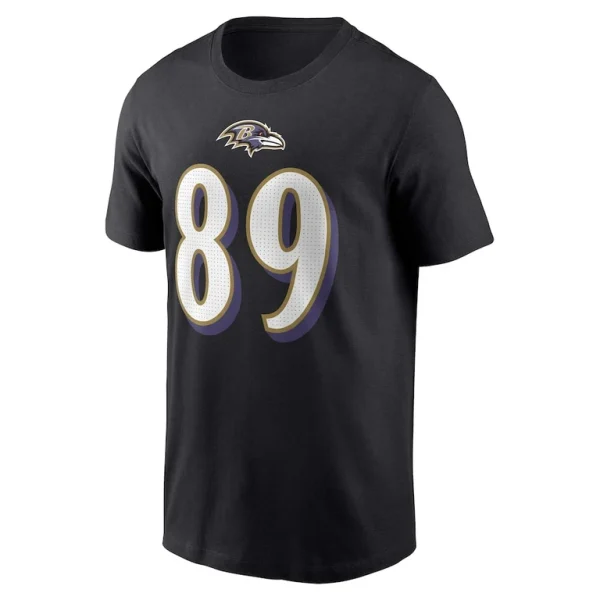 Mark andrews baltimore ravens nike player name number t shirt Black M