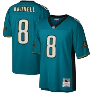 Mark brunell jacksonville jaguars mitchell ness legacy replica jersey Teal