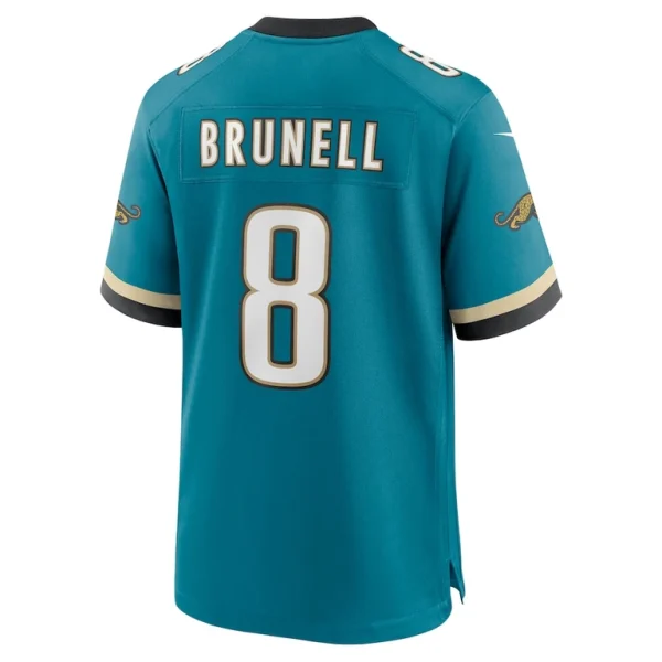 Mark brunell jacksonville jaguars nike prowler throwback retired player game jersey Teal L