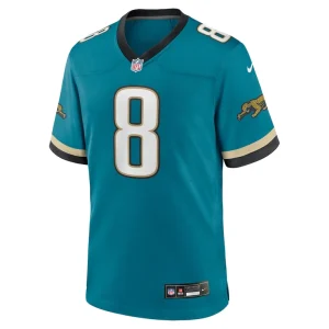 Mark brunell jacksonville jaguars nike prowler throwback retired player game jersey Teal M