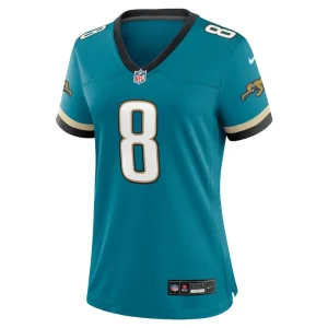 Mark brunell jacksonville jaguars nike womens prowler throwback retired player game jersey Teal M