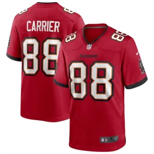 Mark carrier tampa bay buccaneers nike game retired player jersey Red