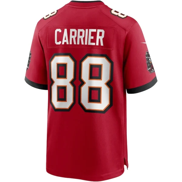 Mark carrier tampa bay buccaneers nike game retired player jersey Red L