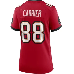 Mark carrier tampa bay buccaneers nike womens game retired player jersey Red L
