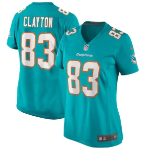 Mark clayton miami dolphins nike womens game retired player jersey Aqua