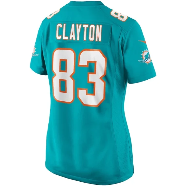 Mark clayton miami dolphins nike womens game retired player jersey Aqua L