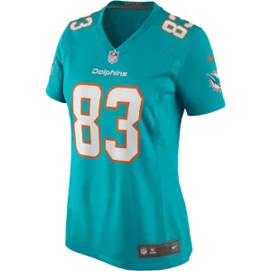 Mark clayton miami dolphins nike womens game retired player jersey Aqua M