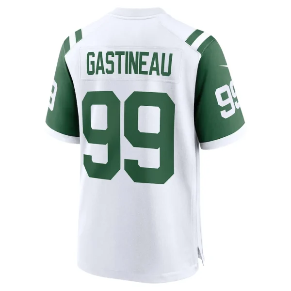 Mark gastineau new york jets nike classic alternate retired player game jersey White L