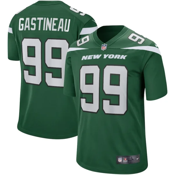 Mark gastineau new york jets nike game retired player jersey Gotham green