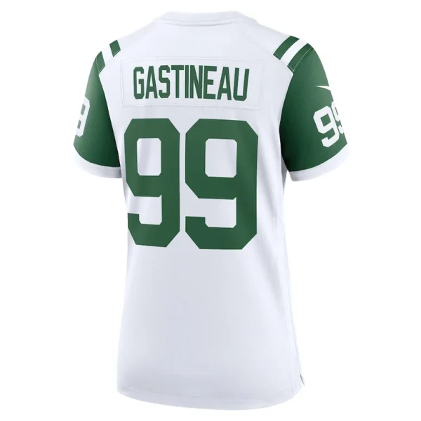 Mark gastineau new york jets nike womens classic alternate retired player game jersey White L