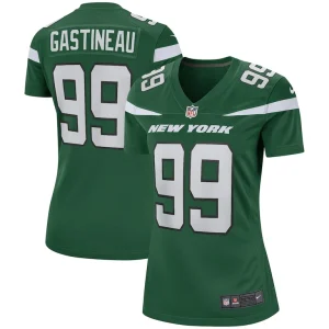 Mark gastineau new york jets nike womens game retired player jersey Gotham green