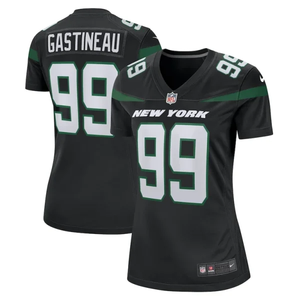 Mark gastineau nike new york jets womens game jersey Stealth black