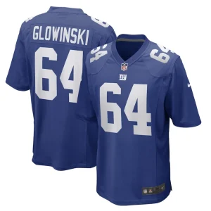 Mark glowinski new york giants nike game player jersey Royal