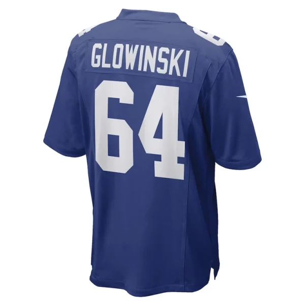 Mark glowinski new york giants nike game player jersey Royal L