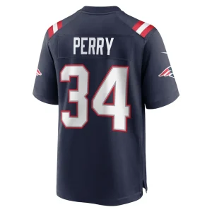 Mark perry new england patriots nike team game jersey Navy L