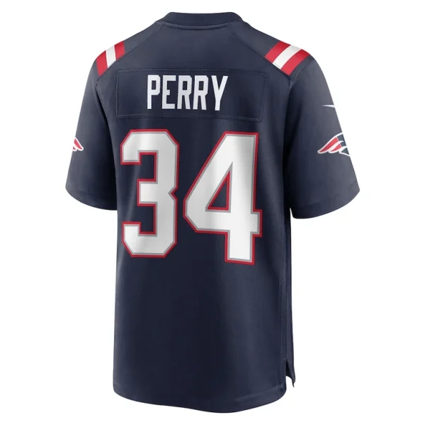 Mark perry new england patriots nike team game jersey Navy L