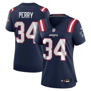 Mark perry new england patriots nike womens team game jersey Navy